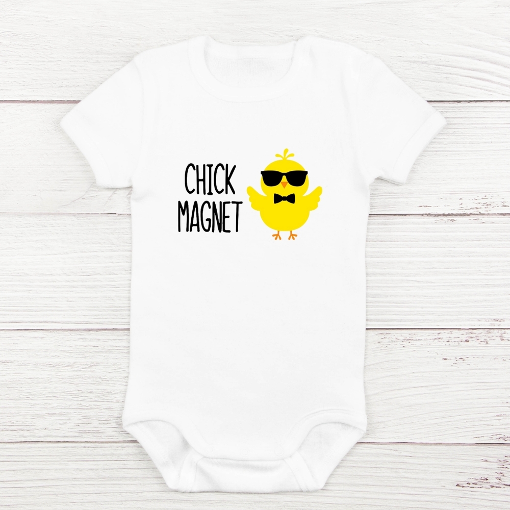 Easter "Chick Magnet" Baby Onesie